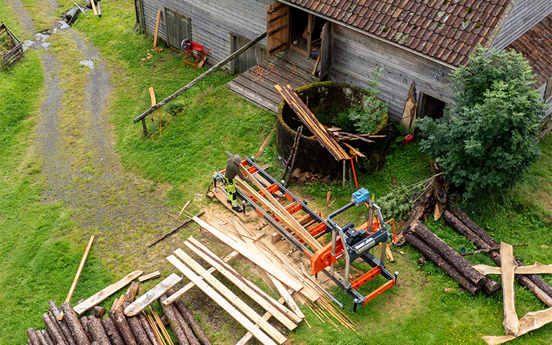Sagbruk fra wee.no og tilbygget på verneverdig hus