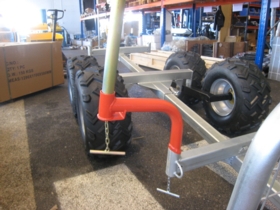 Atv tømmerhenger med kran