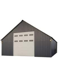 Stålhall Eli 9x15x6,3 meter med isolert leddport