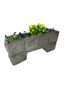 Blomsterpotte monkstein dobbel