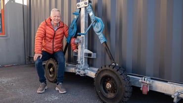 Lanserer egenutviklet fraktesystem for containere
