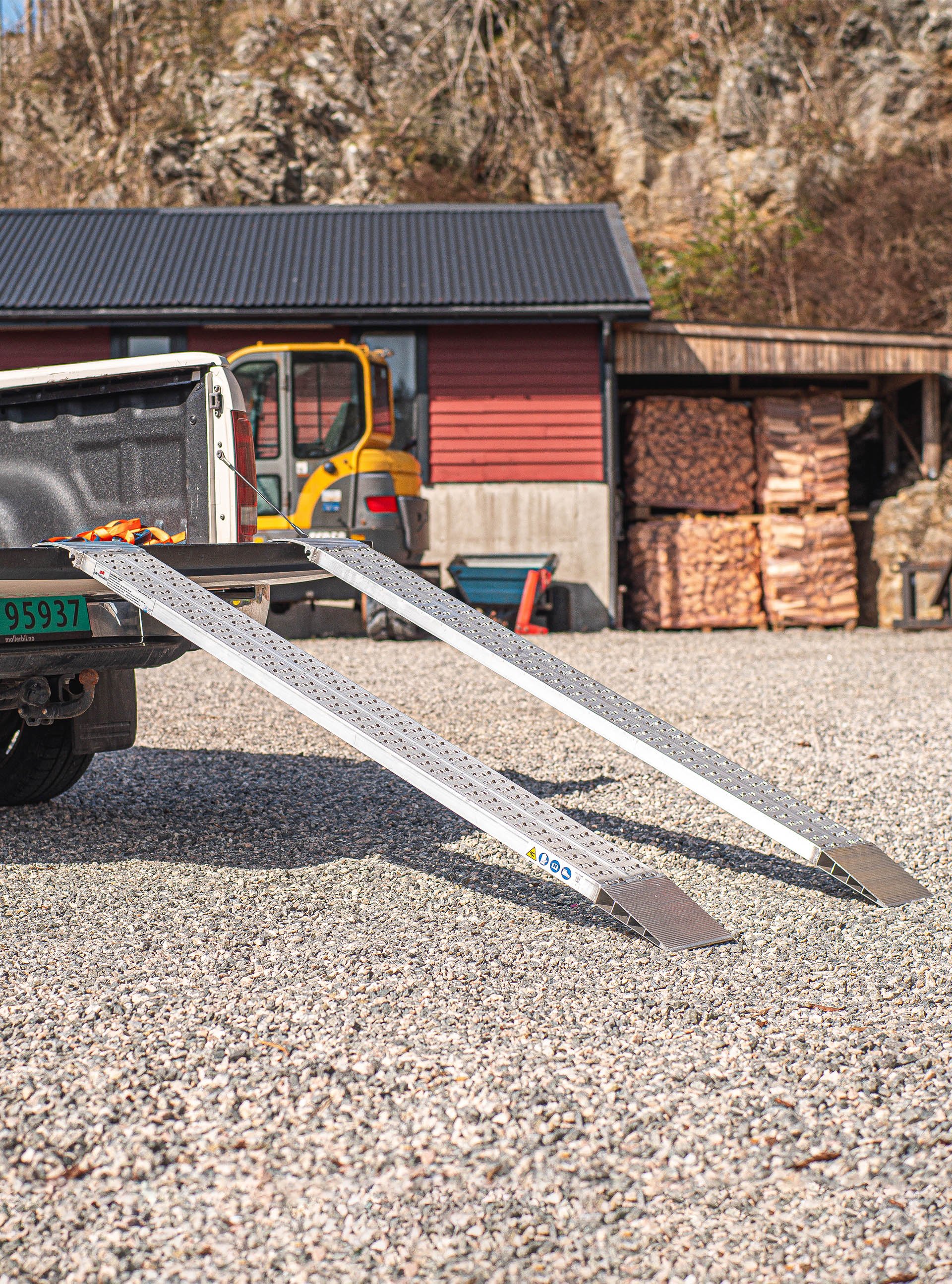Ramper alu 1200kg 200cm M040B2/20 - Wee.no